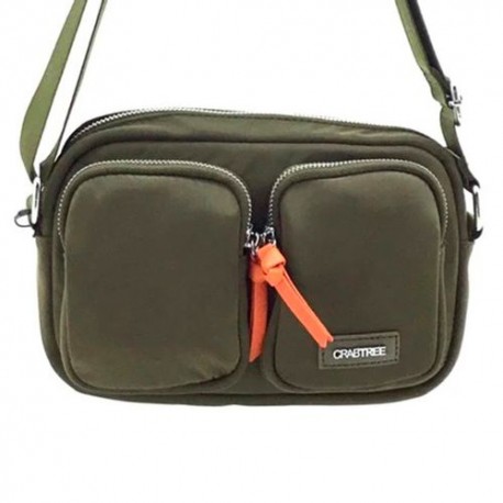 Bolsa Casual Para Dama Crabtree Crossbody Verde Militar E3307
