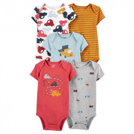 Set De Body Para Niño Carters 5 Piezas Multicolor 1N690410