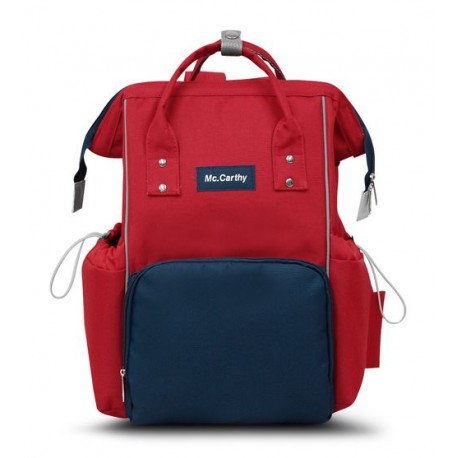 Mochila Pañalera McCarthy 16” ROJO/AZUL PAN-16