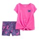 Conjunto Casual Niña Carters Rosa 2O856510