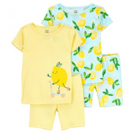 Set De Pijama Niña Carters Amarillo 2O837210
