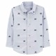 Camisa Manga Larga Para Niño Carters Azul 2N953810
