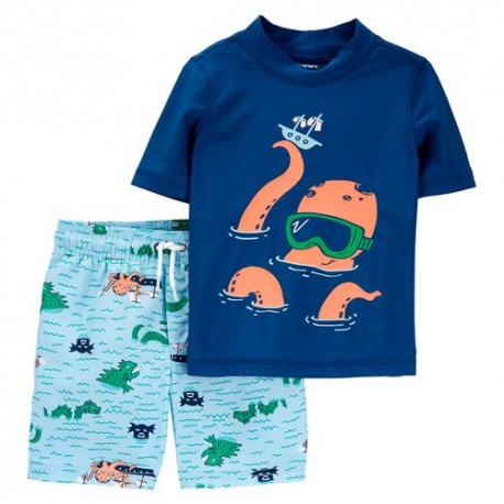 Traje De Baño Niño Carters Azul 2O994110