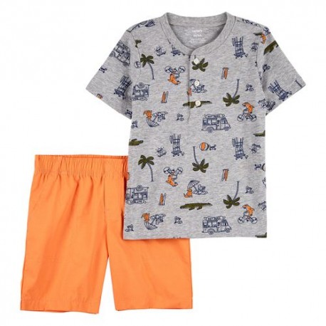 Conjunto Casual Niño Carters Gris 2O868010