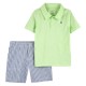 Conjunto Casual Niño Carters Verde 2O867810