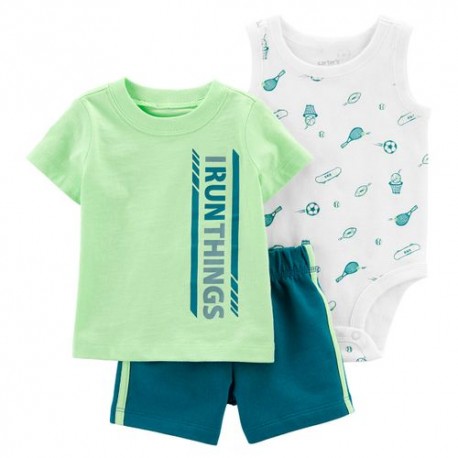 Conjunto Niño Carters Verde 1O955010