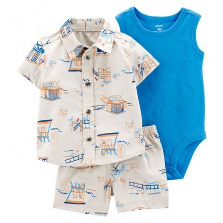 Conjunto Niño Carters Beige 1O955110