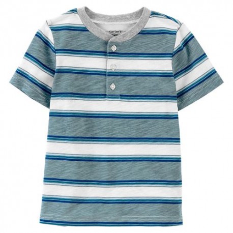 Playera Manga Corta Niño Carters Gris 2O891610
