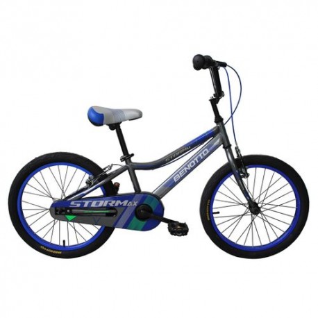 Bicicleta Para Niño Benotto Cross Stormax R20 1V Gris CROSS-STORMAX
