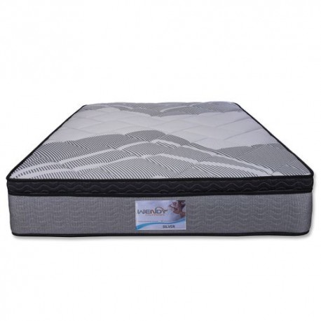 Colchón Wendy Blanco - Gris Silver Individual