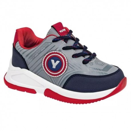 Tenis Casual Para Niño Yuyin Azul Marino 23161
