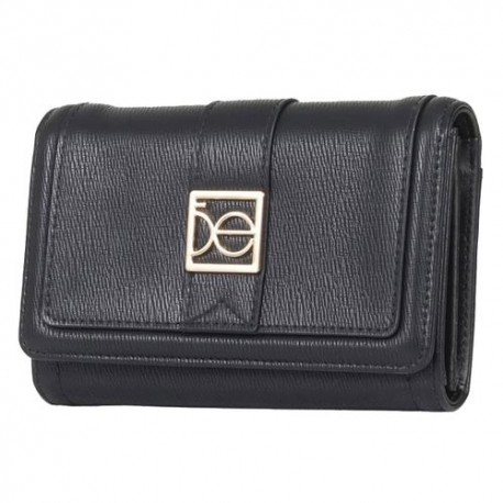 Cartera Flap Para Dama Cloe Mediana Negro 2BICO22906NEG
