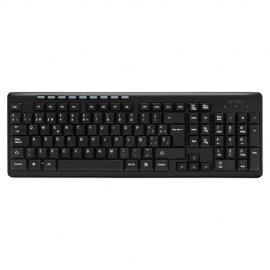 Teclado Inalámbrico Acteck 2.4Ghz Negro AC-913973